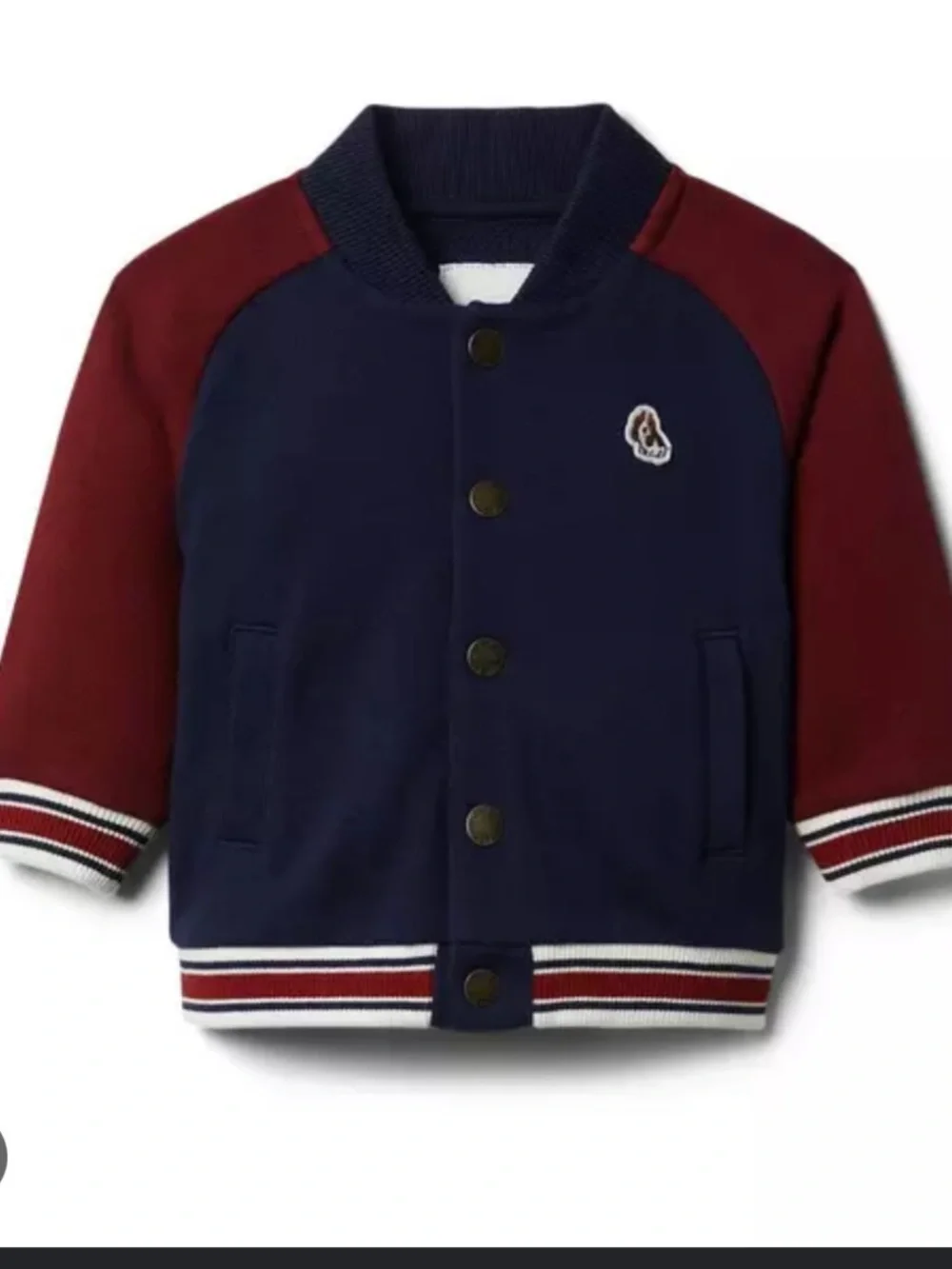 Janie & Jack Baby Puppy Varsity Jacket